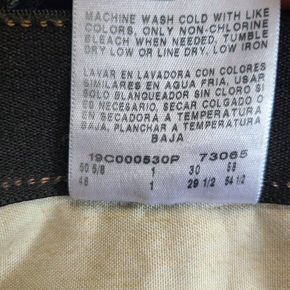 Lee Mens Dark Wash Jeans Size 48 x 30 Relaxed Fit Denim Casual - Picture 9 of 12